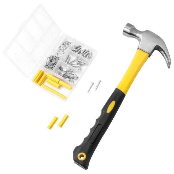 218-Piece General Home & Auto Repair Tool Set in Yellow Case - Image 4