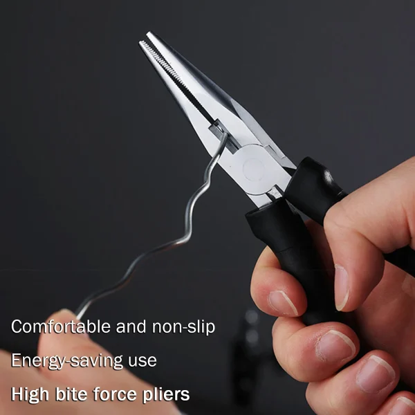 16-Piece Household Hand Tool Set with Plastic Toolbox for DIY Projects - Image 5