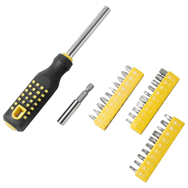 218-Piece General Home & Auto Repair Tool Set in Yellow Case - Image 5