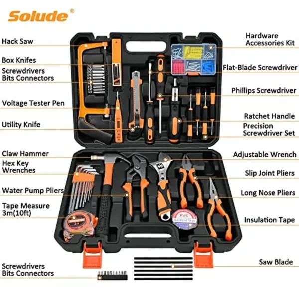 148-Piece Home Repair Kit Gift Set for Men, Women & College Students - Image 2