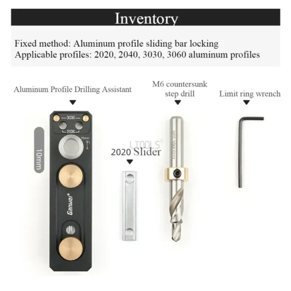 Aluminum Profile Punch Tool Jig for 2020 2040 3030 3060 Drilling Guide - Image 5