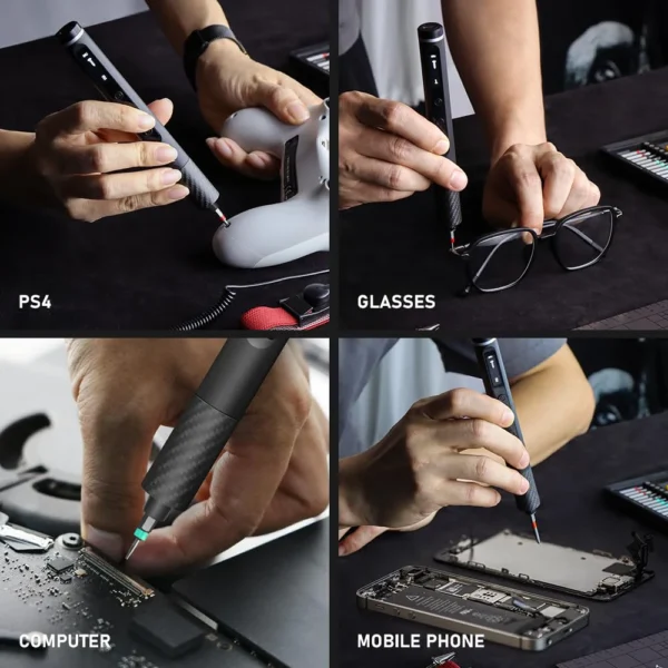 71-in-1 Precision Electric Screwdriver Set with LED Light for DIY - Image 5