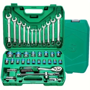 37-Piece 1/2 Inch Drive Socket Set with Ratchet, Deep & Standard Sockets