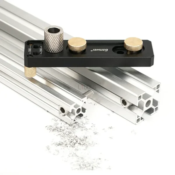 Aluminum Profile Punch Tool Jig for 2020 2040 3030 3060 Drilling Guide - Image 2