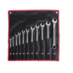 12-Piece Metric Ratcheting Combination Wrench Set with Reversible Spanners