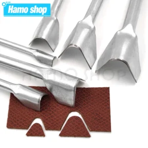 V-Shape Leather Punch Tool - 10-45mm Portable Cutter for Belts & Straps